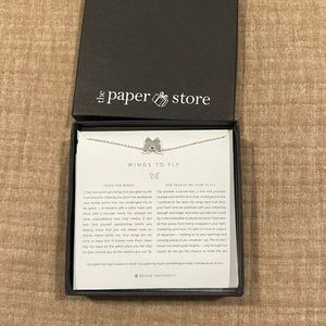 Never worn brand new necklace from The Paper store